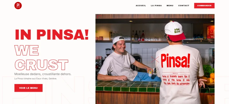 Site restaurant pinsa romaine Genève Eaux-Vives – Pinsa!