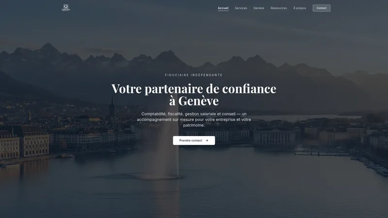Site fiduciaire indépendante Genève – Quaranta Consulting comptabilité et fiscalité
